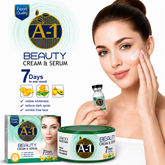 A-1 Beauty Cream & Serum Set | Visible Whiteness, Anti-Wrinkle & Dark Spot Reducer