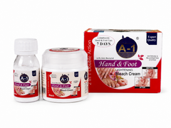 Yahan aapke A-1 Hand & Foot Lightening Bleach Cream ke liye SEO-optimized title aur description hai: Product Title A-1 Hand & Foot Lightening Bleach Cream | 2-in-1 Double Action with Anti-Bacterial Formula
