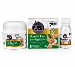 A-1 Hand & Foot Crack Repair Cream | 2-in-1 Formula for Soft & Smooth Skin