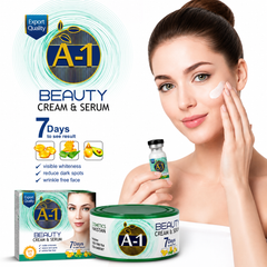 A-1 Beauty Cream & Serum Set | Visible Whiteness, Anti-Wrinkle & Dark Spot Reducer