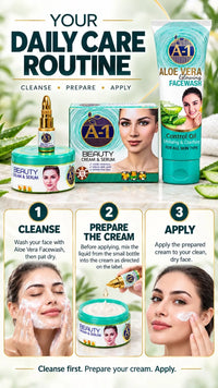 A-1 Whitening Combo Deal – Cream& Face Wash thumbnail 3