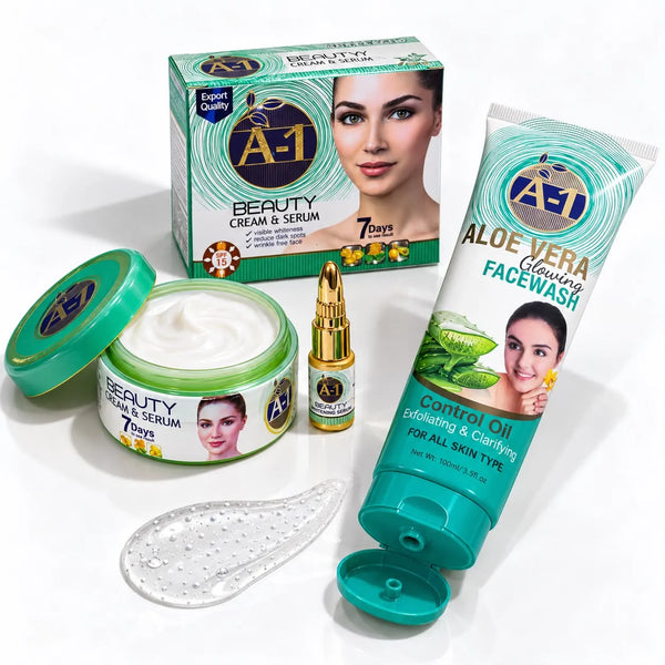 A-1 Whitening Combo Deal – Cream& Face Wash