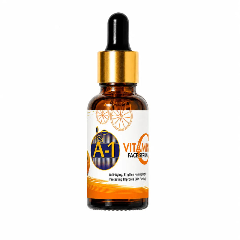 A-1 Vitamin C Face Serum – Anti-Aging & Brightening, Vegan Formula