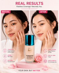 A-1 2-in-1 Foundation & Concealer – Brightening Formula, All Skin Types