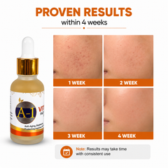 A-1 Vitamin C Face Serum – Anti-Aging & Brightening, Vegan Formula