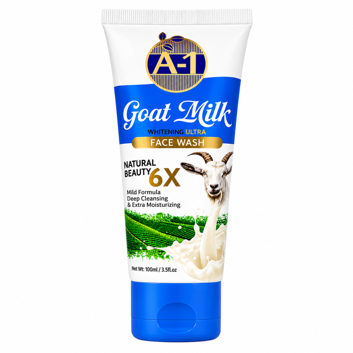 A-1 Goat Milk Whitening Face Wash | Deep Cleansing & Extra Moisturizing