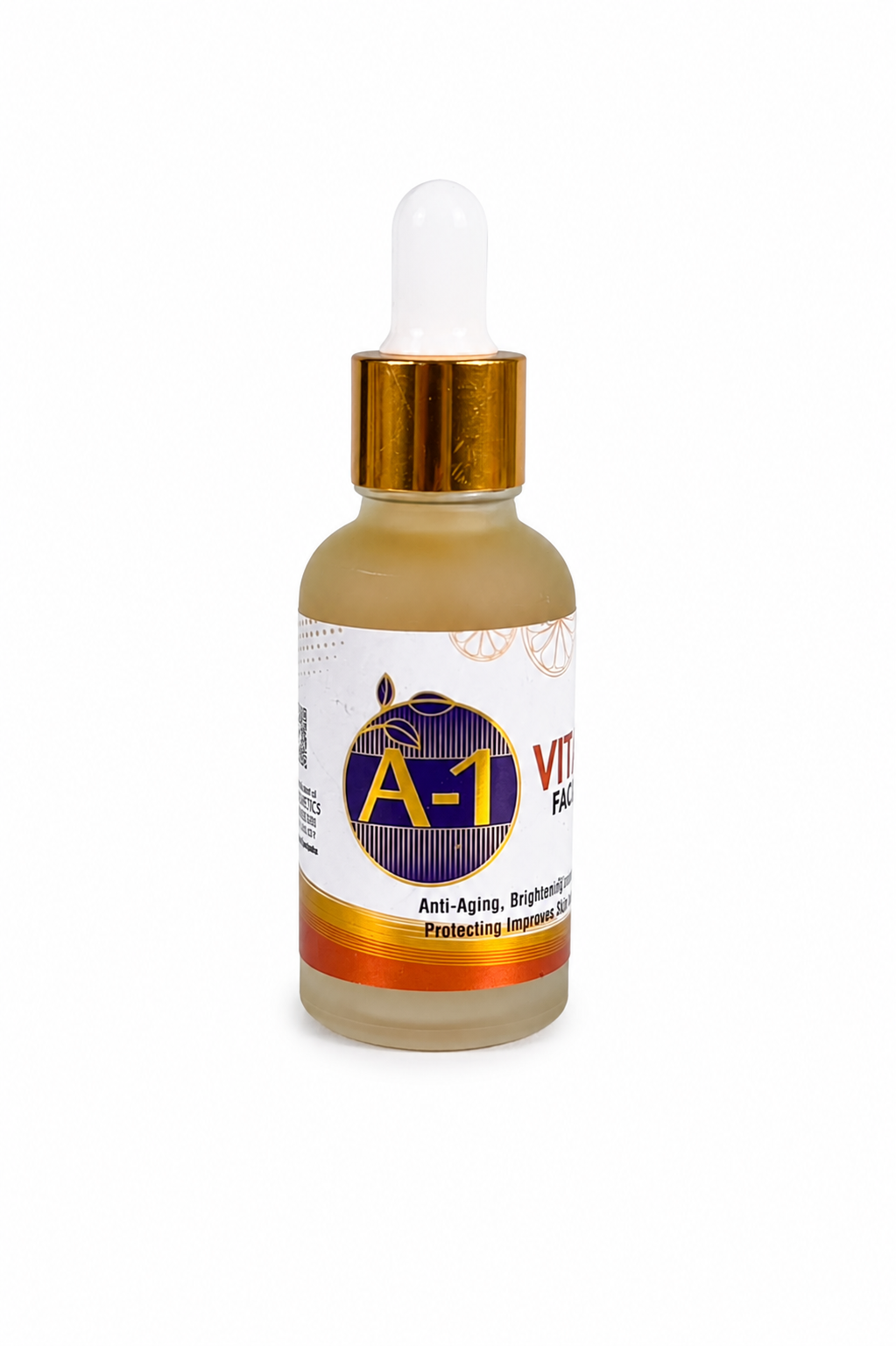 A-1 Vitamin C Face Serum – Anti-Aging & Brightening, Vegan Formula