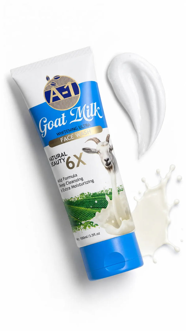 A-1 Goat Milk Whitening Face Wash | Deep Cleansing & Extra Moisturizing