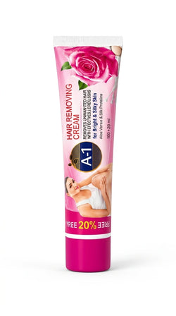 A-1 Rose Hair Removing Cream – Bright & Silky Skin, 120ml