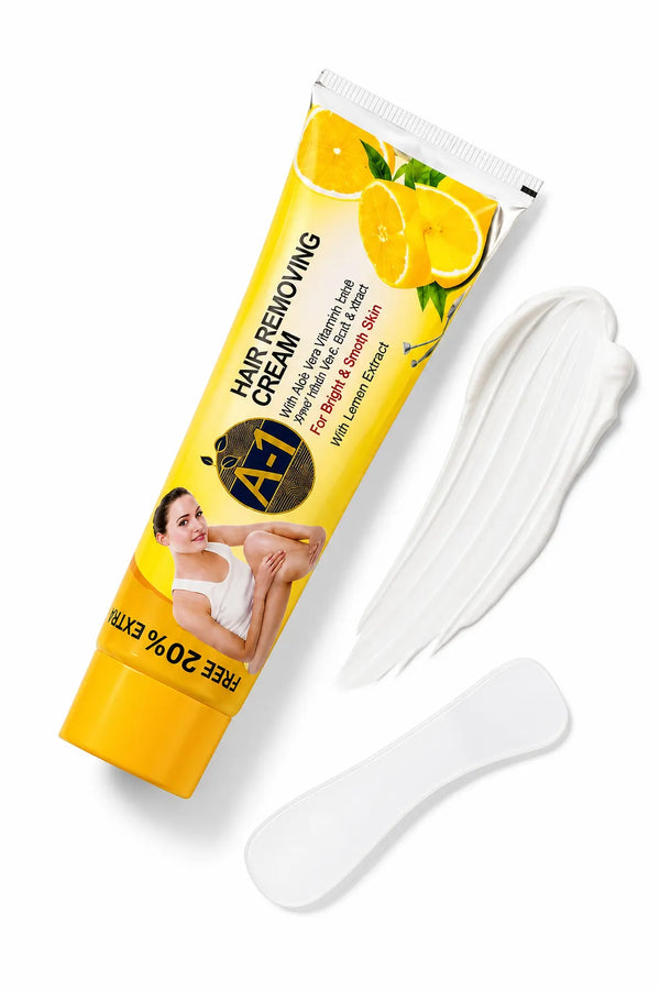 A-1 Lemon Hair Removal Cream: Effortless Smooth Skin in Minutes!